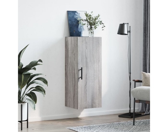 Sonata Dulap montat pe perete, gri sonoma, 34,5x34x90 cm