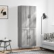 Sonata H Висок шкаф, сив сонома, 69,5x34x180 см, инженерно дърво
