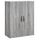 Sonata Dulap înalt, gri sonoma, 69,5x34x180 cm, lemn compozit