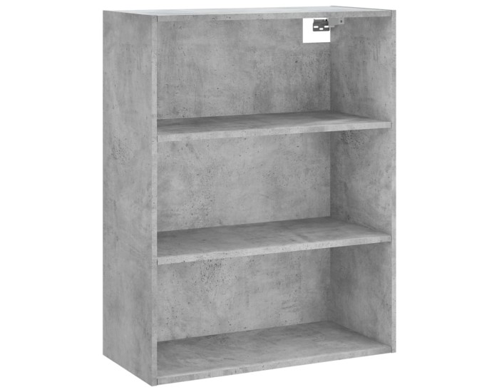 Sonata Dulap înalt, gri beton, 69,5x34x180, lemn compozit
