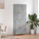 Sonata H Висок шкаф, бетонно сив, 69,5x34x180 см, инженерно дърво