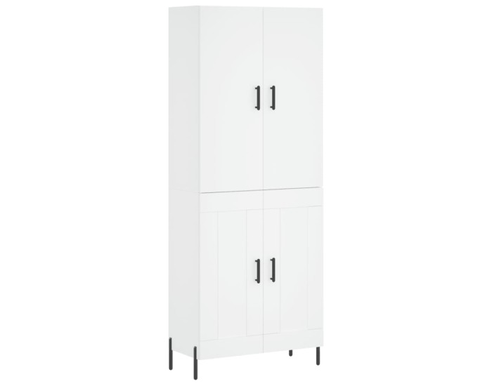 Sonata Dulap înalt, alb, 69,5x34x180 cm, lemn compozit