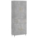 Sonata Dulap înalt, gri beton, 69,5x34x180, lemn compozit