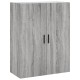 Sonata Dulap înalt, gri sonoma, 69,5x34x180 cm, lemn compozit