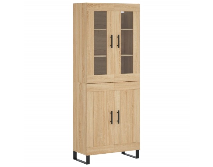 Sonata Dulap înalt, stejar sonoma, 69,5x34x180 cm, lemn compozit