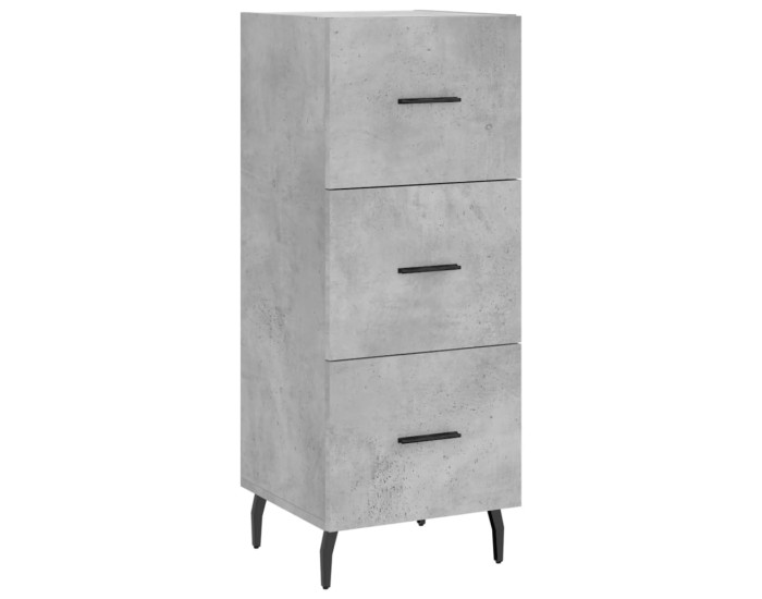 Sonata Dulap înalt, gri beton, 34,5x34x180 cm, lemn prelucrat