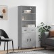 Sonata Dulap înalt, gri beton, 69,5x34x180, lemn compozit