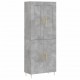 Sonata H Висок шкаф, бетонно сив, 69,5x34x180 см, инженерно дърво