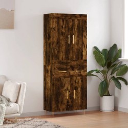Sonata H Висок шкаф, опушен дъб, 69,5x34x180 см, инженерно дърво - Corpuri, vitrine, biblioteci modulare
