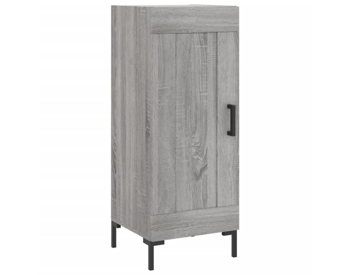 Sonata Dulap înalt, gri sonoma, 34,5x34x180 cm, lemn prelucrat