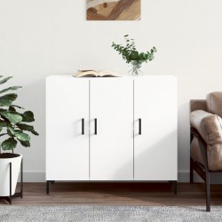 Sonata H Сайдборд, бял, 90x34x80 см, инженерно дърво - Corpuri, vitrine, biblioteci modulare