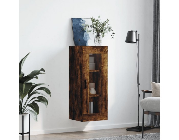 Sonata H Стенен шкаф опушен дъб 34,5x34x90 см