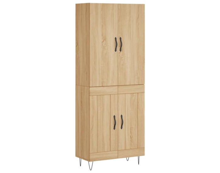 Sonata Dulap înalt, stejar sonoma, 69,5x34x180 cm, lemn compozit