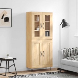 Sonata H Висок шкаф, дъб сонома, 69,5x34x180 см, инженерно дърво - Corpuri, vitrine, biblioteci modulare