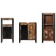 Sonata Set de mobilier pentru baie 3 buc. Multicolor și negru