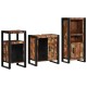 Sonata Set de mobilier pentru baie 3 buc. Multicolor și negru