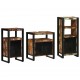Sonata H Комплект мебели за баня 3 pcs Солидна рециклирана дървесина
