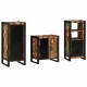 Sonata Set de mobilier pentru baie 3 buc. Multicolor și negru