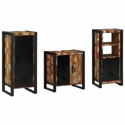 Sonata H Комплект мебели за баня 3 pcs Солидна рециклирана дървесина - Seturi