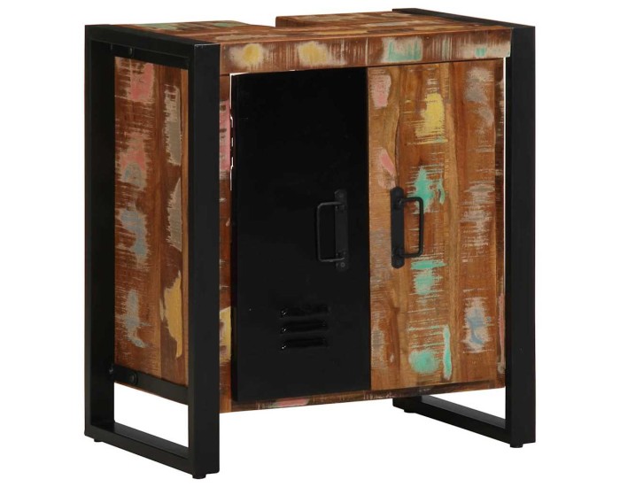 Sonata Set de mobilier pentru baie 3 buc. Multicolor și negru