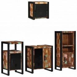 Sonata H Комплект мебели за баня 4 pcs Солидна рециклирана дървесина - Seturi