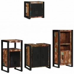 Sonata H Комплект мебели за баня 4 pcs Солидна рециклирана дървесина - Seturi