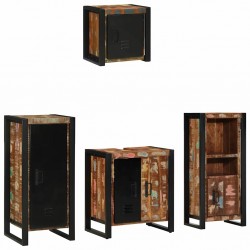 Sonata H Комплект мебели за баня 4 pcs Солидна рециклирана дървесина - Seturi