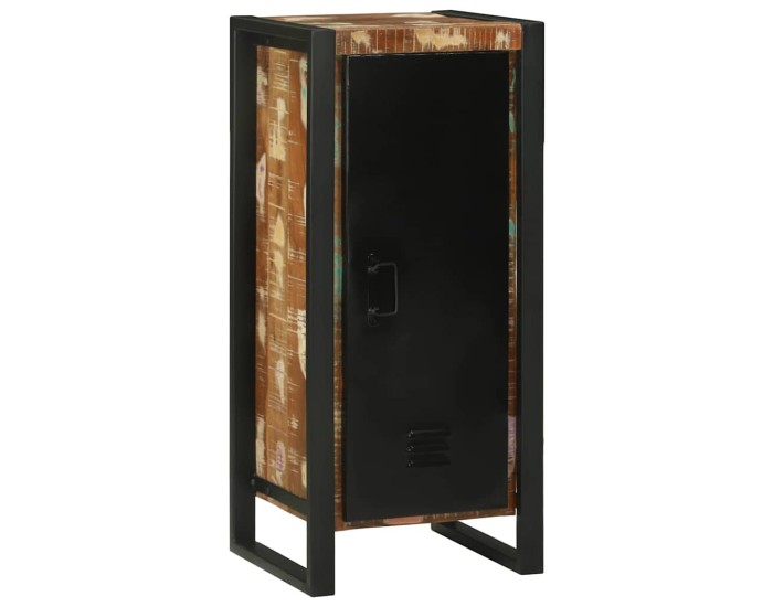 Sonata Set de mobilier pentru baie 4 buc. Multicolor și negru