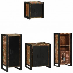 Sonata H Комплект мебели за баня 4 pcs Солидна рециклирана дървесина - Seturi