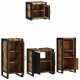 Sonata H Комплект мебели за баня 4 pcs Солидна рециклирана дървесина