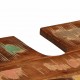 Sonata H Комплект мебели за баня 4 pcs Солидна рециклирана дървесина