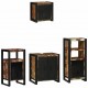 Sonata H Комплект мебели за баня 4 pcs Солидна рециклирана дървесина