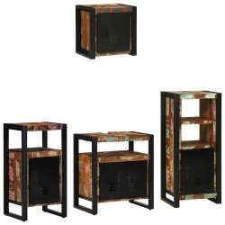 Sonata H Комплект мебели за баня 4 pcs Солидна рециклирана дървесина - Seturi