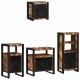 Sonata H Комплект мебели за баня 4 pcs Солидна рециклирана дървесина
