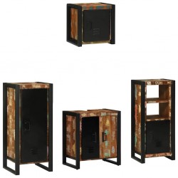 Sonata H Комплект мебели за баня 4 pcs Солидна рециклирана дървесина - Seturi