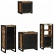 Sonata H Комплект мебели за баня 4 pcs Солидна рециклирана дървесина