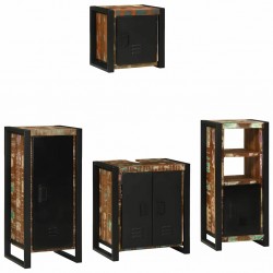 Sonata H Комплект мебели за баня 4 pcs Солидна рециклирана дървесина - Seturi