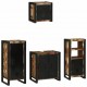 Sonata H Комплект мебели за баня 4 pcs Солидна рециклирана дървесина