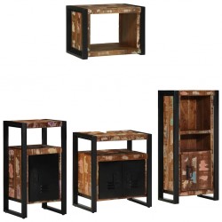 Sonata H Комплект мебели за баня 4 pcs Солидна рециклирана дървесина - Seturi
