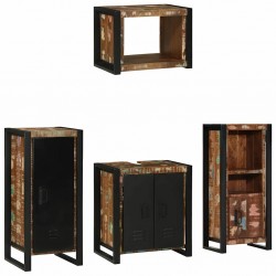 Sonata H Комплект мебели за баня 4 pcs Солидна рециклирана дървесина - Seturi