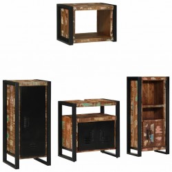 Sonata H Комплект мебели за баня 4 pcs Солидна рециклирана дървесина - Seturi