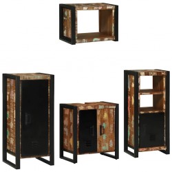 Sonata H Комплект мебели за баня 4 pcs Солидна рециклирана дървесина - Seturi