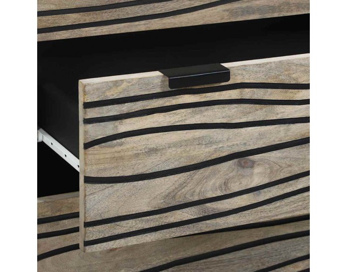 Sonata H Комплект мебели за баня с чекмедже с рафт 3 pcs Бял 180 x 33 x 75 см