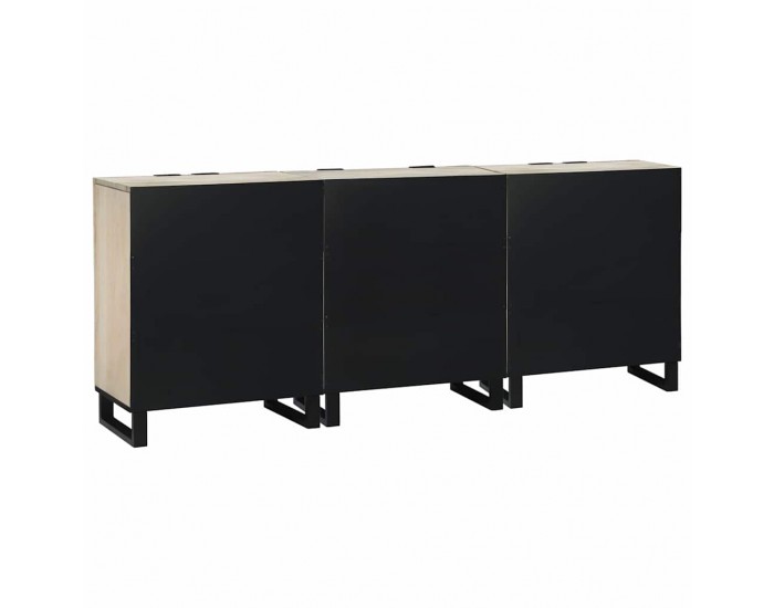 Sonata H Комплект мебели за баня с чекмедже с рафт 3 pcs Бял 180 x 33 x 75 см