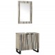 Sonata H Комплект мебели за баня с рафт 2 pcs Бял 62 x 33 x 58 см