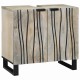 Sonata Set dulap baie 2 buc. Alb Lemn de mango solid
