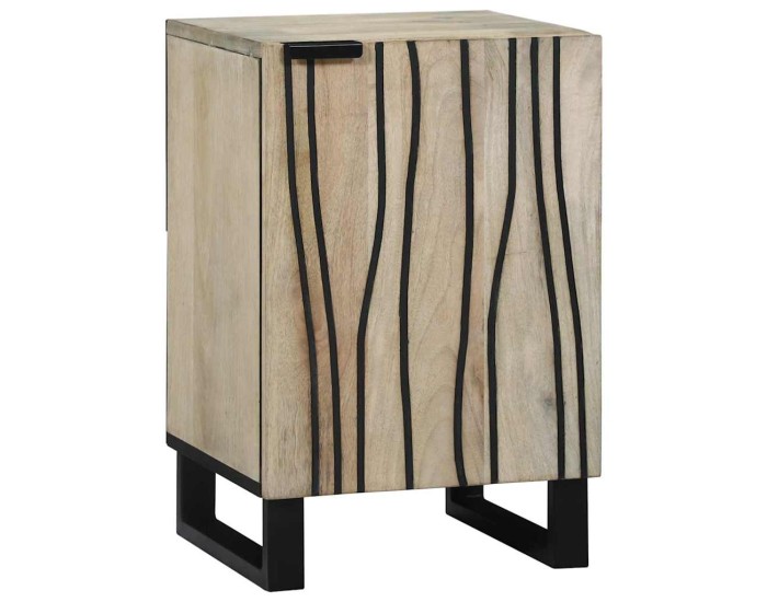 Sonata Set de mobilier pentru baie 4 buc. Maro Nuc Lemn prelucrat