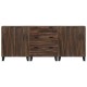 Sonata Set de bufet 3 buc. Maro 180 x 33 x 75 cm Lemn de mango solid