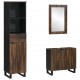 Sonata H Комплект мебели за баня 3 pcs Орехов кафяв 38 x 33 x 160 см
