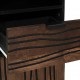 Sonata H Комплект мебели за баня 3 pcs Орехов кафяв 38 x 33 x 160 см